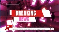 3d Breaking News Video  Digital Display (16:9) template