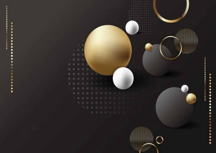 3d bubble backgrond template Postcard