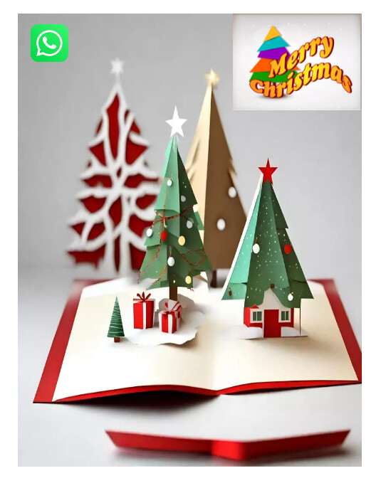 3d Christmas card Template | PosterMyWall