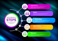 3d Concept Map Circular Infographic Idea Flowchart Diagram Maker Printable Editable Template Free Po Открытка