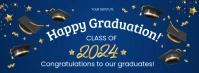 3d Congratulations Graduation  Facebook Cover template