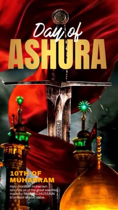 3d Day Of Ashura Instagram Story Instagram-verhaal template