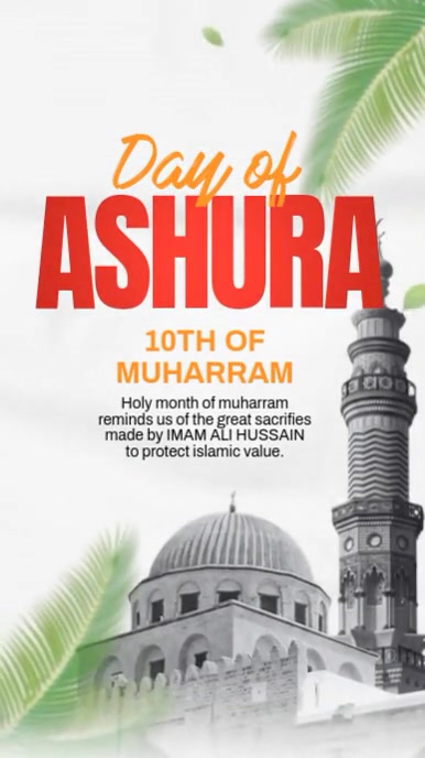 3d Day Of Ashura Instagram Story Instagram-verhaal template