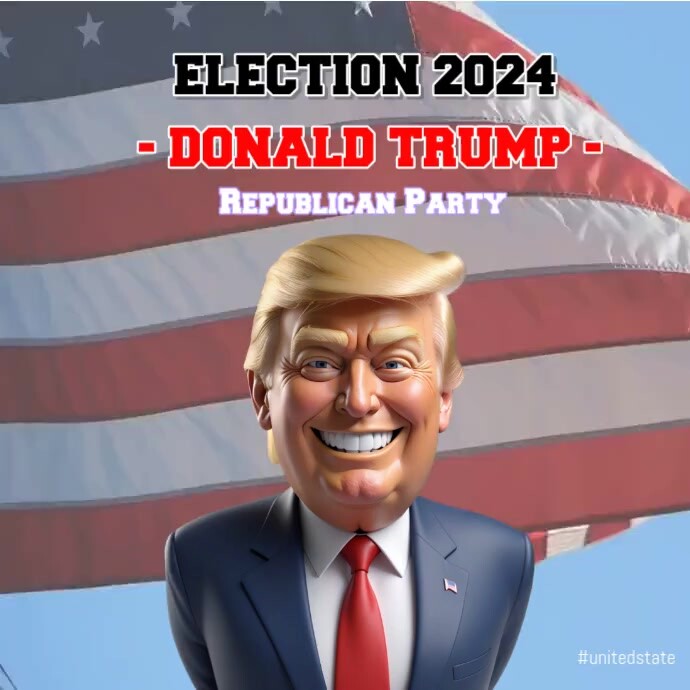 Copy of 3d Donaldtrump Pos Instagram | PosterMyWall