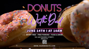 3d Donuts With Dad Pos Twitter Iphosti le-Twitter template
