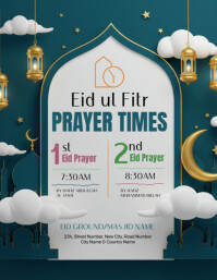 Islamic Prayer Times Template | PosterMyWall