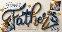 3D Father's Day Facebook Shared Image Video template