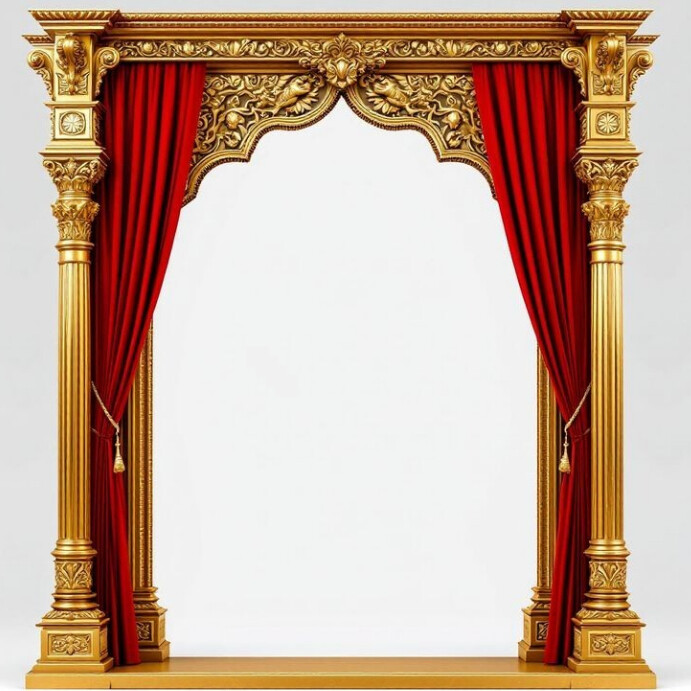 3d frame template Instagram Post