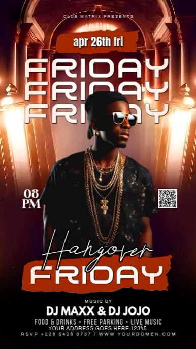 3d Friday Hangover  Instagram Story Indaba yaku-Instagram template