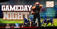 3d Gameday Night  Facebook Shared Image template