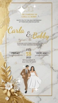 283+ Free Facebook Story Templates for 'White and gold elegant wedding card' | PosterMyWall 283+ Free Facebook Story Templates for 'White and gold elegant wedding card' | PosterMyWall