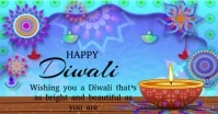 3d Happy Diwali Facebook Shared Image template