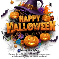 3d Happy Halloween Instagram Post template