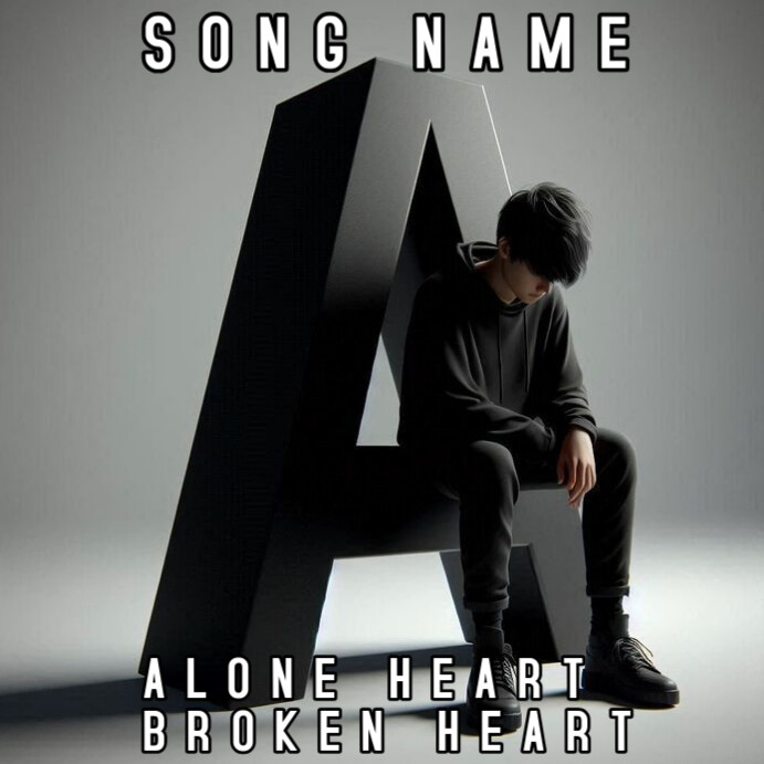 3d Heart Broken Instagram Post Template | PosterMyWall