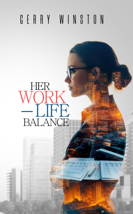 3d Her Work Life Balance Kindle/book Covers Capas de Kindle/Livro template