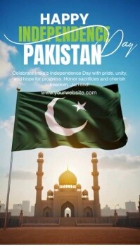 3d Independence Day Pakistan  Instagram Reel template