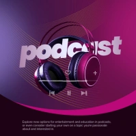 3d International Podcast Day Instagram Post Instagram-Beitrag template