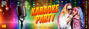 3d Karaoke Party Tajuk Twitter Twitter Banner Template