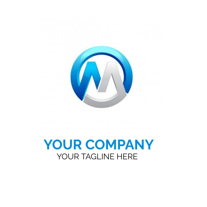 3d Letter M Logo Design Stock Vector (Royalty template