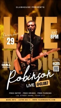 3d Live Music Instagram Story Instagram-Story template