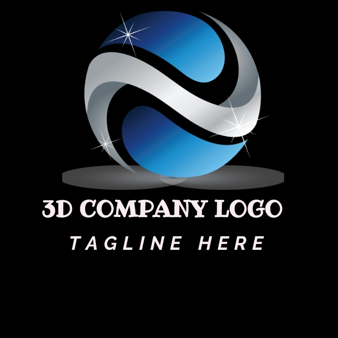 3D logo Template PosterMyWall