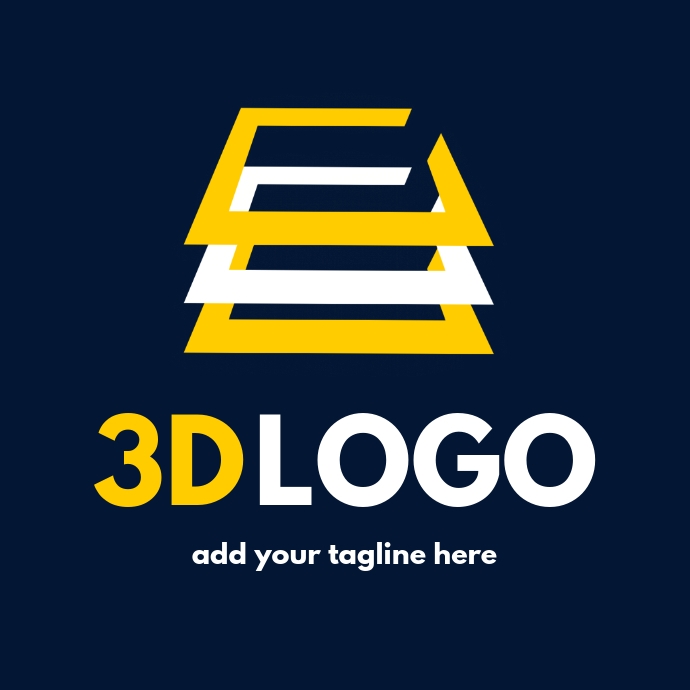 3d Logo Template Postermywall