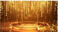 3d Luxury Editable Elegant Gold Podium Animation For Product Display Promo– Customizable Video Templ Pantalla Digital (16:9) template