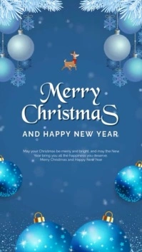 3d Merry Christmas  Facebook Story template