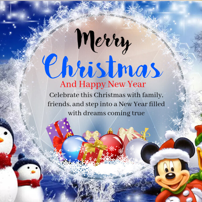 Copy of 3d Merry Christmas Instagram Post | PosterMyWall