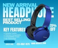 3d New Product Ad Large Rectangle template