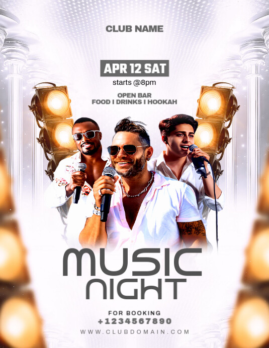 3d Party Flyer Flyer (us Letter) template