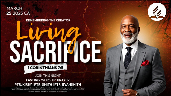3d Pastor Video Thumbnail, Youtube Thumbnail Template | PosterMyWall