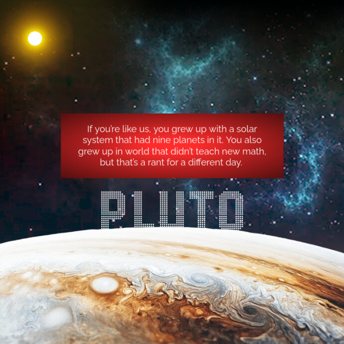 3d Pluto Day Instagram Post Template | PosterMyWall
