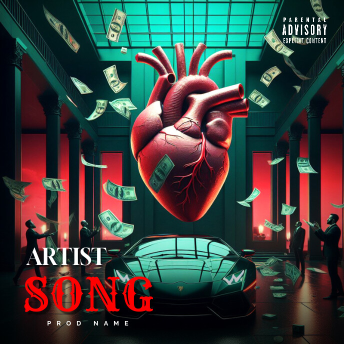 Mod le 3d Red Heart Album Cover PosterMyWall Mod le 3d Red Heart Album Cover PosterMyWall