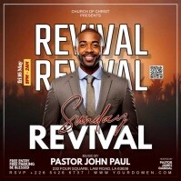 Czarny Church Revival Event Square Template