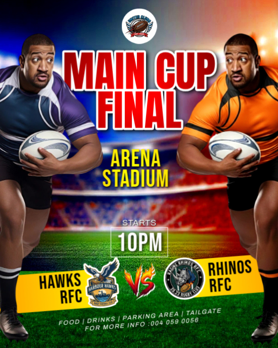 Generic Rugby Match Programme 3d Rugby Match Schedule Game Day Team Vs Team Fixtures Cup Competition ...