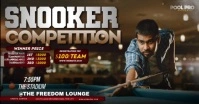 3d Snooker Competation Facebook Shared Image template