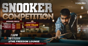 3d Snooker Competation Facebook Shared Image template