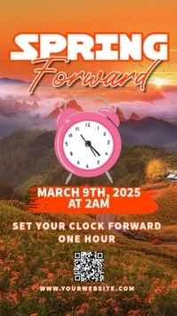 3d Spring Forward Tampilan Digital (9:16) template