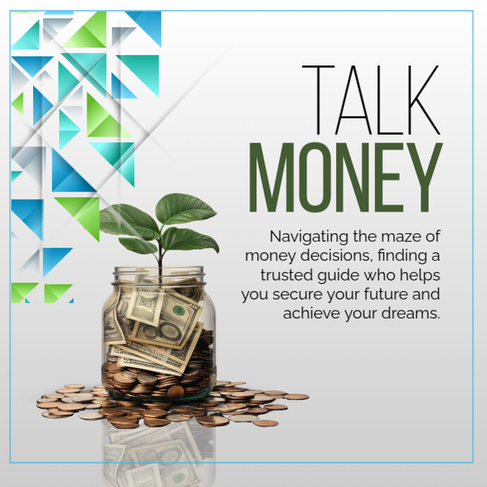 3d Talk Money Instagram Post template
