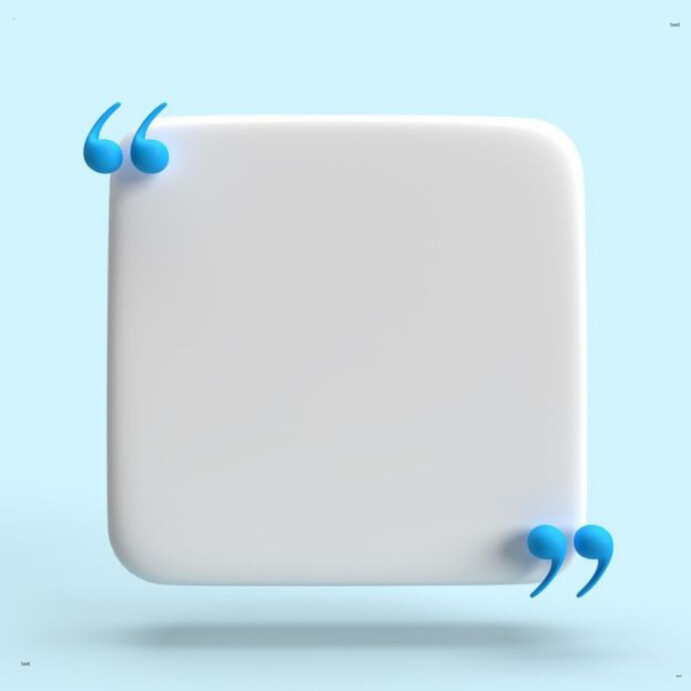 3d Text Bubble Template Message Instagram