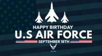 3d U.s Air Force Birthday Twitter Post template