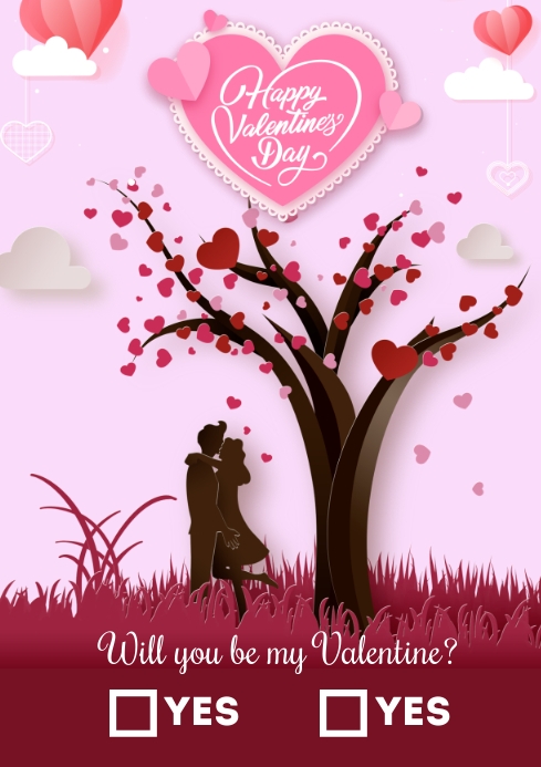 3D Valentine's card Template | PosterMyWall