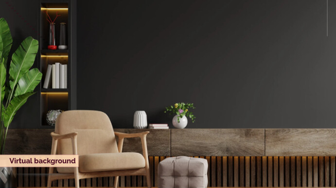 3D Virtual Studio Background  Digital Display (16:9) template