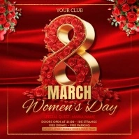 3d Women's Day Instagram Post template