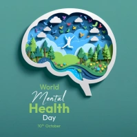 3d World Mental Health Awareness Instagram Post Template Iphosti le-Instagram