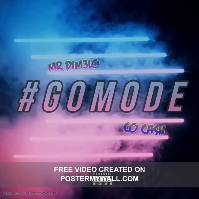 Copy of Retro 80s vibe album cover neon video | PosterMyWall