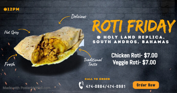 Copy of roti | PosterMyWall