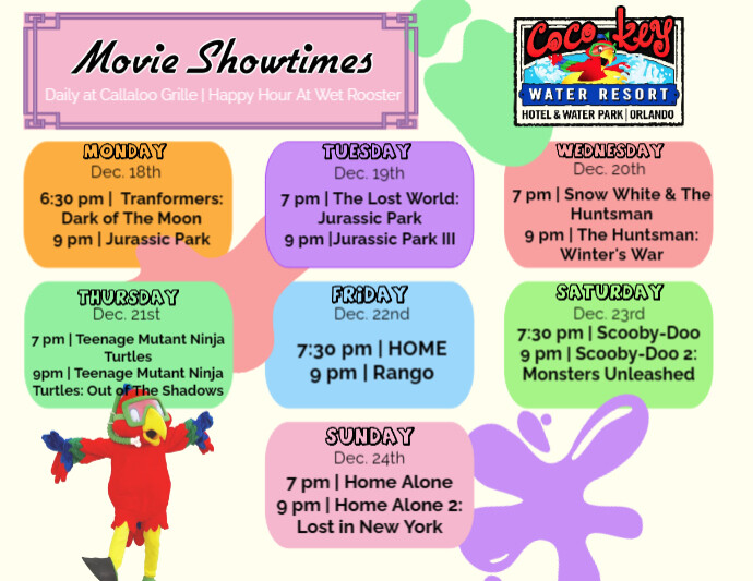 Movie Showtimes PosterMyWall