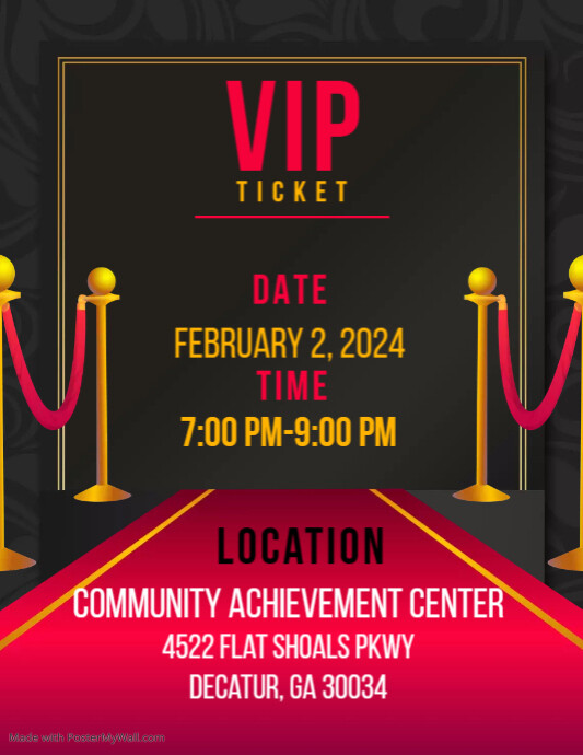 Copy of VIP Invitation Card Template | PosterMyWall